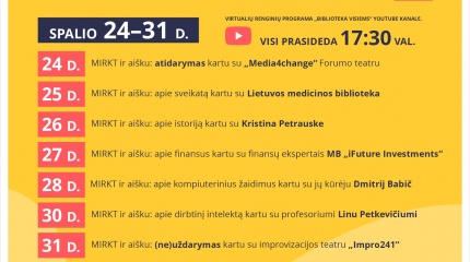 Tapti informacijos ekspertu padės Lietuvos bibliotekos