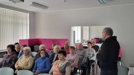 Eišiškių bibliotekoje vyko susitikimas su Šalčininkų visuomenes sveikatos biuro specialistu...