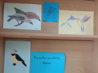 Pasaulinė paukščių diena Milkūnų bibliotekoje