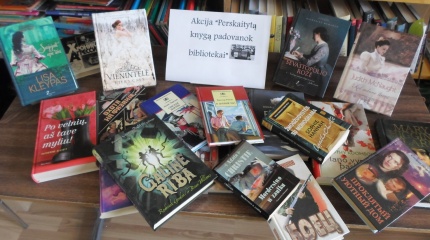 Akcija „Perskaitytą knygą padovanok bibliotekai“