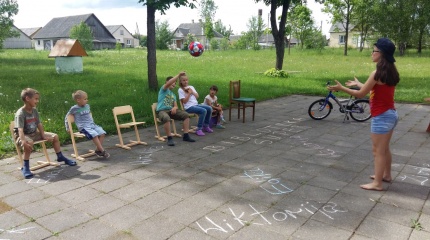 Žaidimų popietė Milkūnų bibliotekoje 