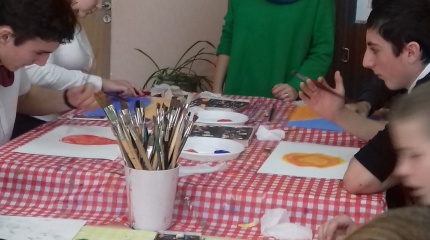 Meno terapija Šalčininkėlių bibliotekoje