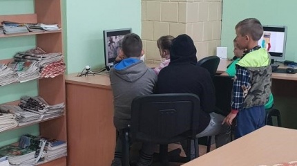 Edukacinė popietė Milkūnų bibliotekoje