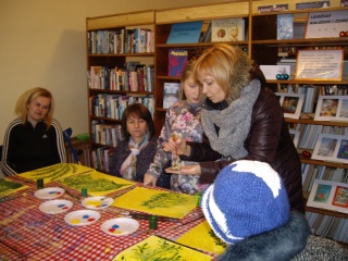 Meno terapija Didžiųjų Sėlų bibliotekoje