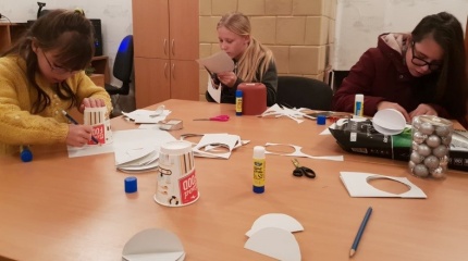 Edukacinė valandėlė „Kalėdiniai darbeliai“