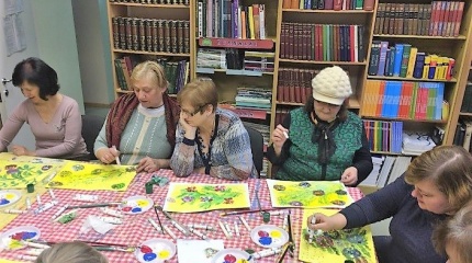 Meno terapija Baltosios Vokės bibliotekoje