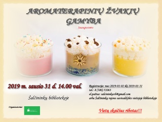 AROMATERAPINIŲ ŽVAKIŲ GAMYBA