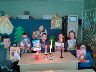 Garsinis pasakų  skaitymas Butrimonių  bibliotekoje