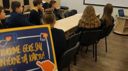 Saugaus interneto savaitė Šalčininkų bibliotekoje