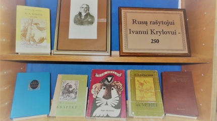 Literatūrinė popietė „Svečiuose pas Ivaną Krylovą“