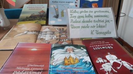 Literatūrinė valanda „Pažintis su lietuvių legendomis ir padavimais“