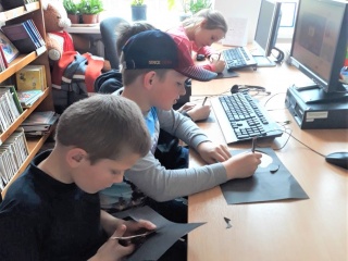 Edukacinė popietė Dieveniškių bibliotekoje