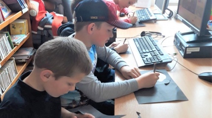 Edukacinė popietė Dieveniškių bibliotekoje