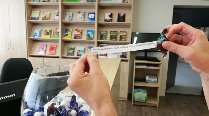 Šalčininkų viešojoje bibliotekoje karaliavo šokoladas