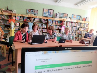 Skaitmeninio raštingumo mokymai Šalčininkėlių bibliotekoje