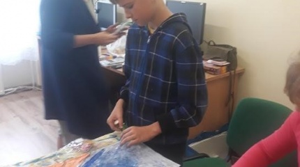 Meno terapija Tabariškių bibliotekoje