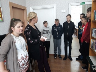 „Ekskursija po Dieveniškių biblioteką“