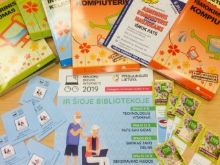 Baltosios Vokės miesto bibliotekoje „Senjorų dienos internete 2019“