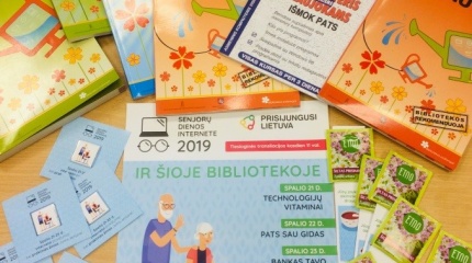 Baltosios Vokės miesto bibliotekoje „Senjorų dienos internete 2019“