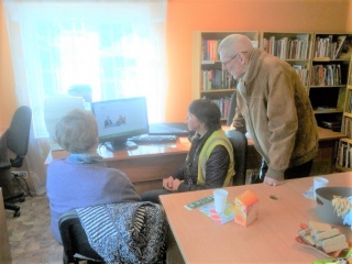 Čiužiakampio bibliotekoje „Senjorų dienos internete 2019“