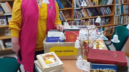 Šalčininkėlių bibliotekoje akcija „Knygų Kalėdos“ 