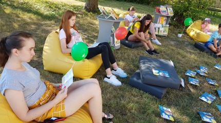 Vasaros skaitymai Eišiškių vaikų bibliotekoje