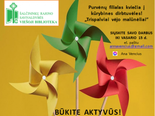 „Trispalviai vėjo malūnėliai“