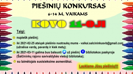 Konkurs rysunków „Kovo 11-oji“