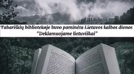 „Recytujemy po litewsku”