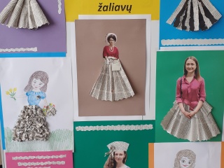 Mados pavasario kolekcija iš antrinių žaliavų