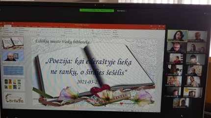 „Poezija: kai elėraštyje lieka ne rankų, o širdies šešėlis“