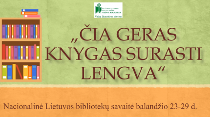 „Čia geras knygas surasti lengva...“