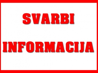 Aptarnavimo tvarka nuo rugsėjo 13 dienos: