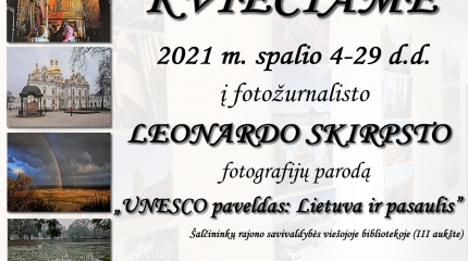 „UNESCO paveldas: Lietuva ir pasaulis“