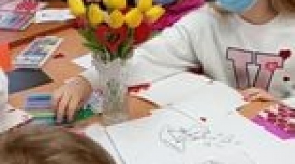 Edukacinis užsiėmimas „Atvirukas mylimam žmogui“