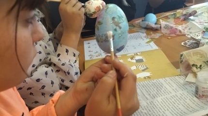 Edukacinis užsiėmimas - dekupažas