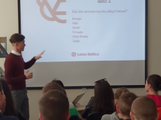 Susitikimas su logistikos įmonės atstovu