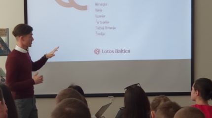 Susitikimas su logistikos įmonės atstovu