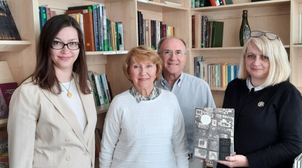 Svečiai iš Jungtinių Amerikos Valstijų Philip ir Aldona Shapiro