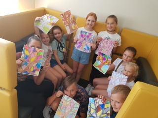 Kūrybiniai užsiėmimai Eišiškių vaikų bibliotekoje
