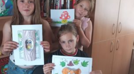 Kūrybinės dirbtuvės „Linksmos popierinės aplikacijos“ Dainavos bibliotekoje