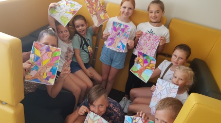 Kūrybiniai užsiėmimai Eišiškių vaikų bibliotekoje