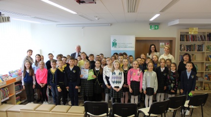 Selemonas Paltanavičius viešėjo Šalčininkų bibliotekoje