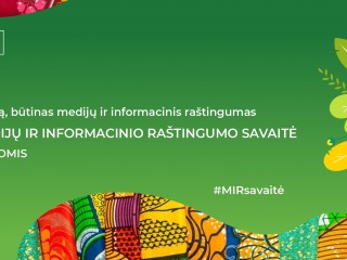 Kviečiame į Pasaulinės medijų ir informacinio raštingumo savaitę