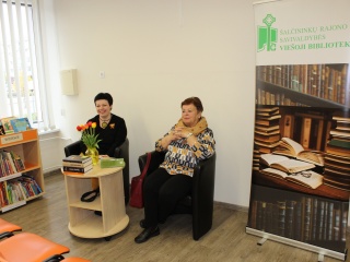  Kristina Noreikienė ir Vida Bėkštiene svečiavosi Šalčininkų bibliotekoje