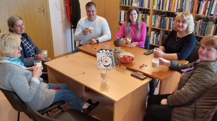 Tarptautinė kavos diena Turgelių bibliotekoje