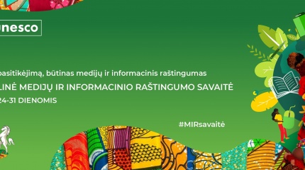Kviečiame į Pasaulinės medijų ir informacinio raštingumo savaitę