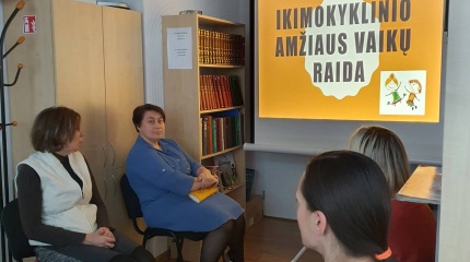 Seminaras „Ikimokyklinio amžiaus vaikų raida“