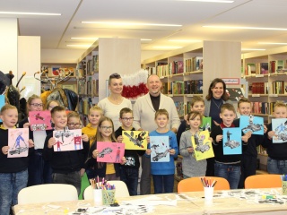 Šalčininkų bibliotekoje svečiavosi Lina Itagaki ir Marius Marcinkevičius