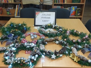 Kūrybinis užsiėmimas „Kalėdas puošiame kartu“ 